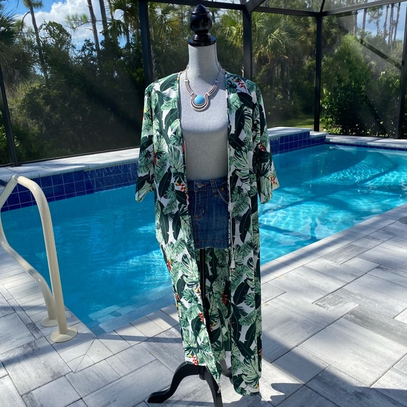 🌿Beautiful Rachel Zoe kaftan. Sz. OS - Picture 9 of 16